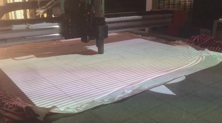 Projection Type Check On Strip Fabric Cutting